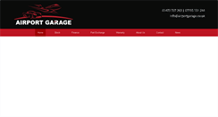 Desktop Screenshot of airportgarage.co.uk